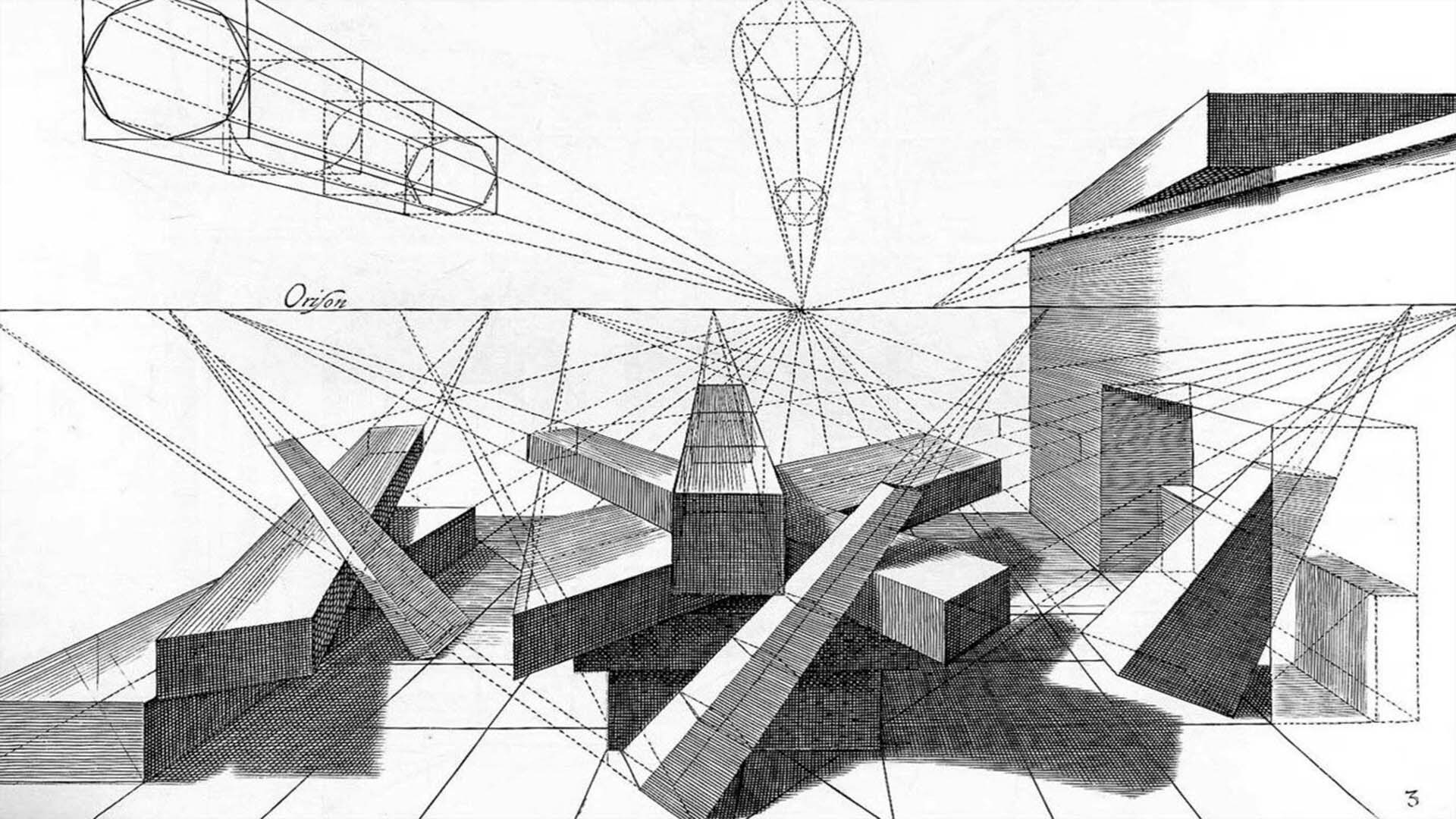 Perspective using multiple vanishing points
